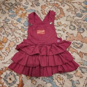 Farm Baby Girl 3-6mo Overall Dress